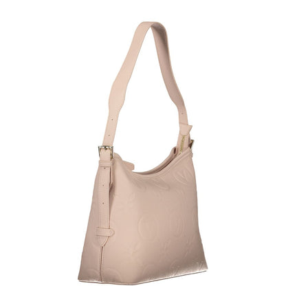 Mario Valentino Rosa Poliuretano Donna Bag with Adjustable and Removable Strap