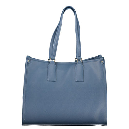 Mario Valentino Blue Polyurethane Women's Bag