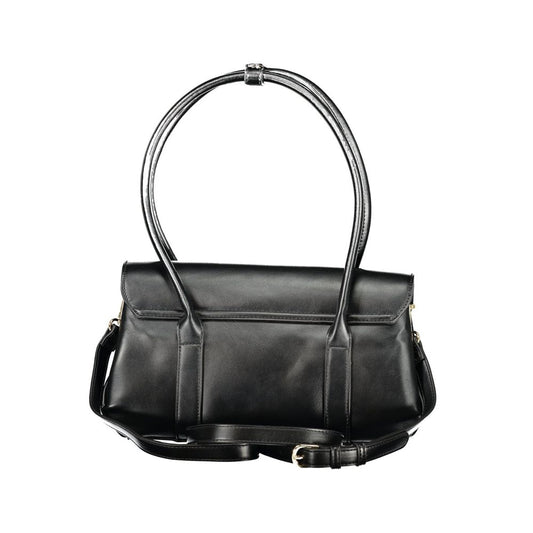 Mario Valentino Black Polyurethane Women's Bag