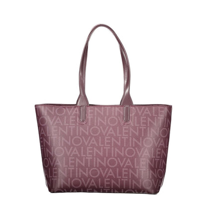 Mario Valentino Rosso Polyurethane Women's Bag with Handles