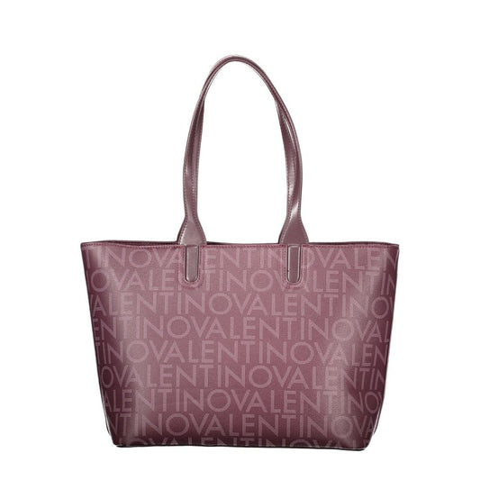 Mario Valentino Rosso Polyurethane Women's Bag with Handles