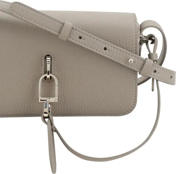 Pebbled Leather Mini Shoulder Bag